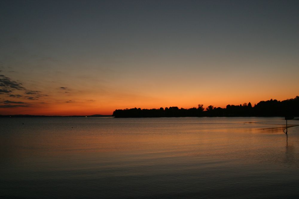 Sonnenuntergang am Bodensee