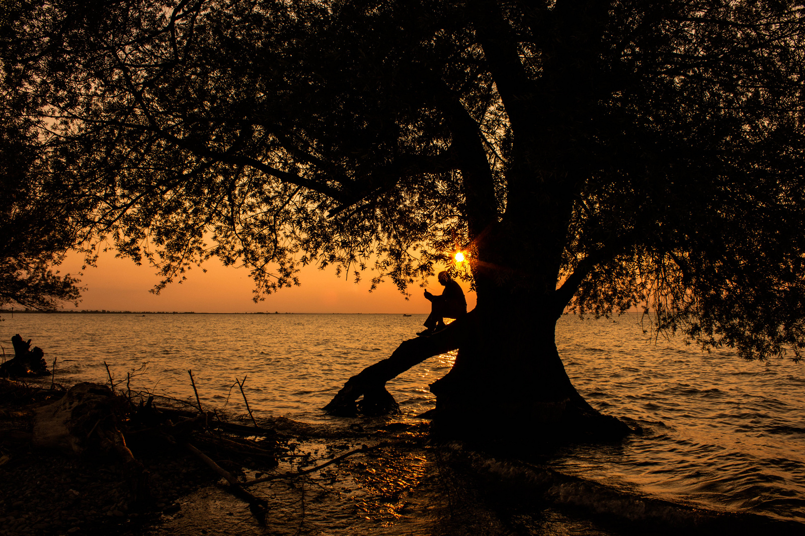 Sonnenuntergang am Bodensee