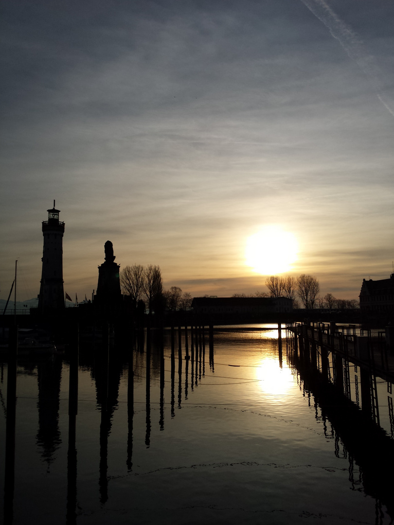 Sonnenuntergang am Bodensee