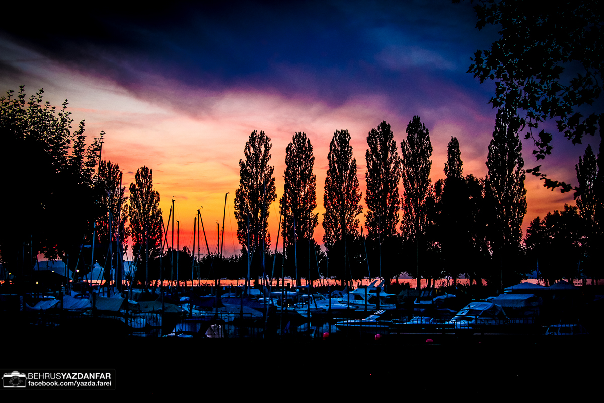 Sonnenuntergang am Bodensee