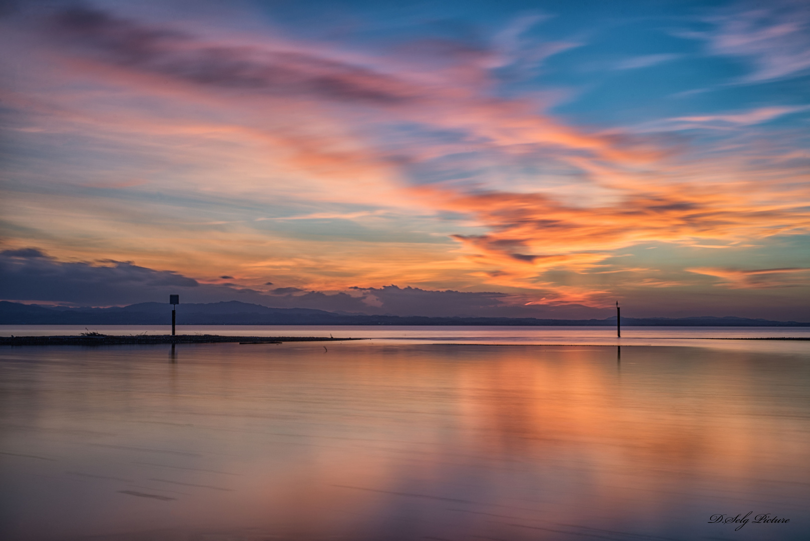 Sonnenuntergang am Bodensee