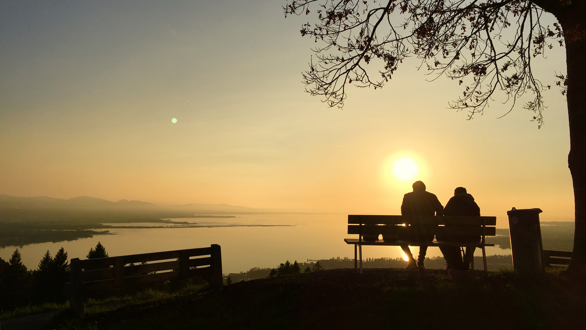 Sonnenuntergang am Bodensee