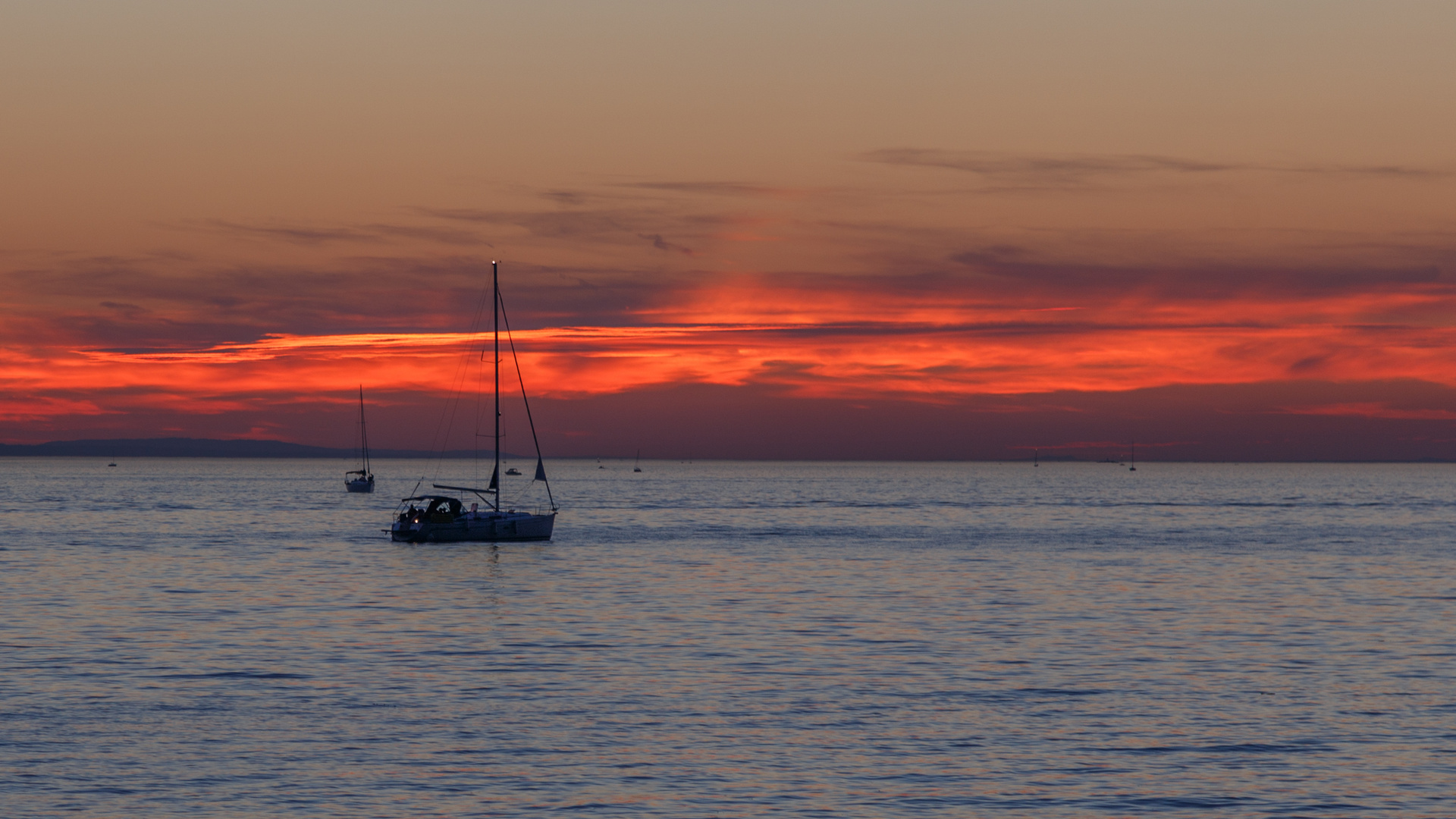 Sonnenuntergang am Bodensee