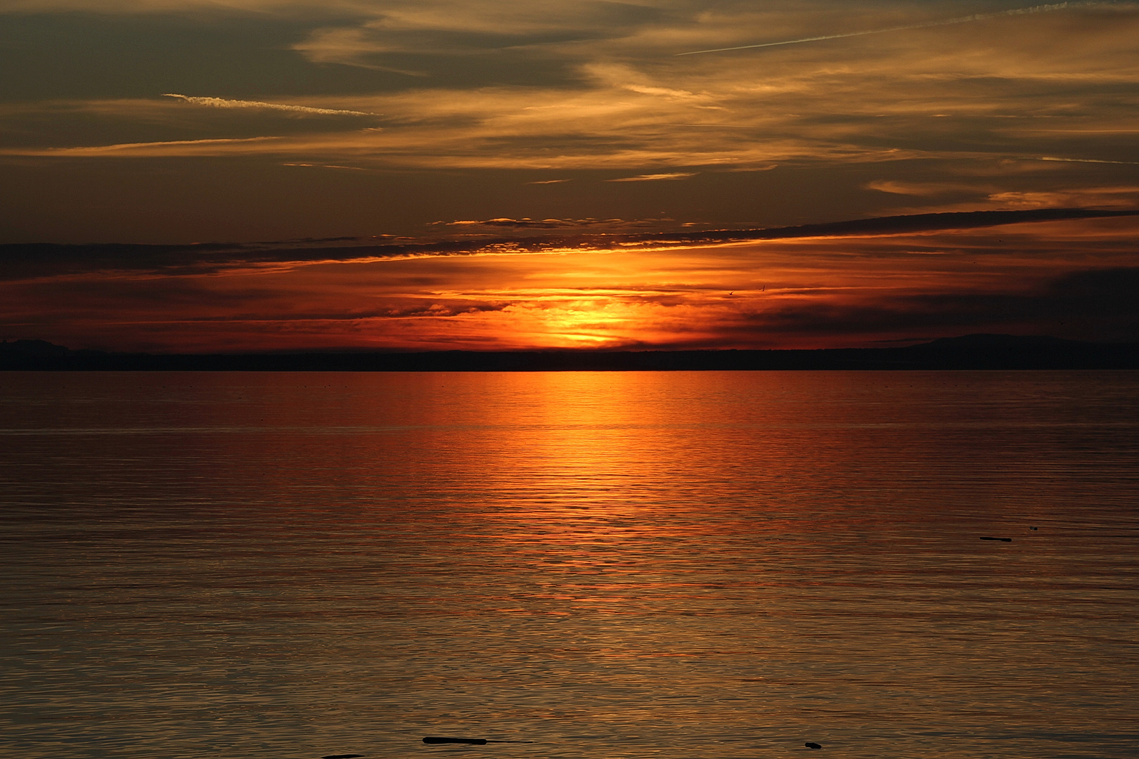 Sonnenuntergang am Bodensee