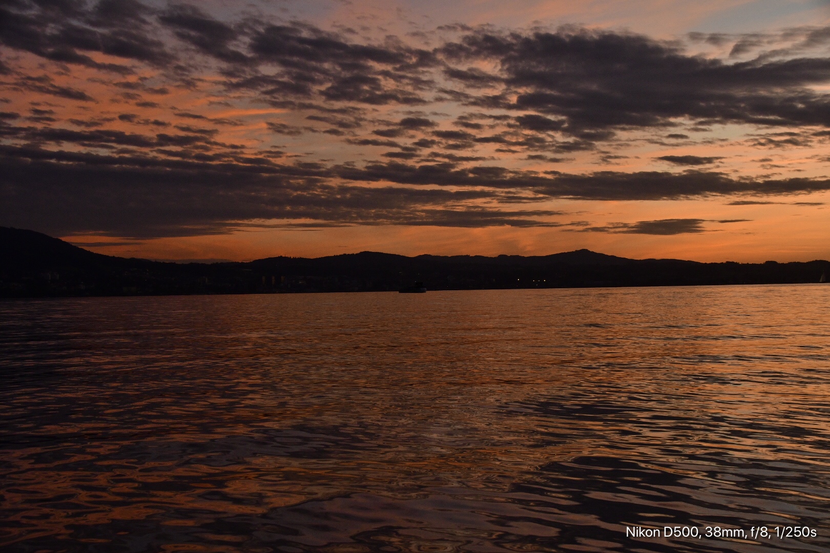 Sonnenuntergang am Bodensee