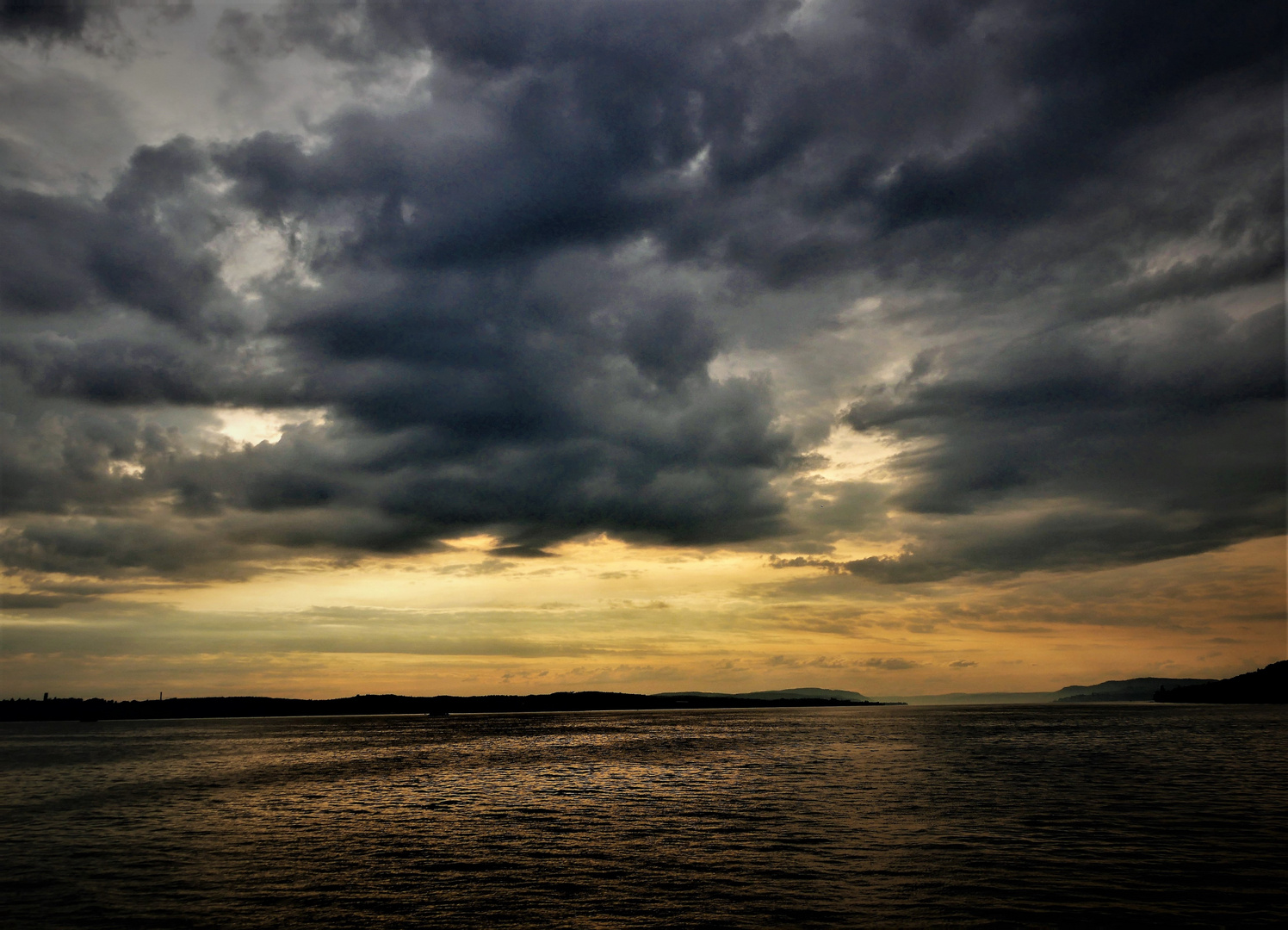 Sonnenuntergang am Bodensee