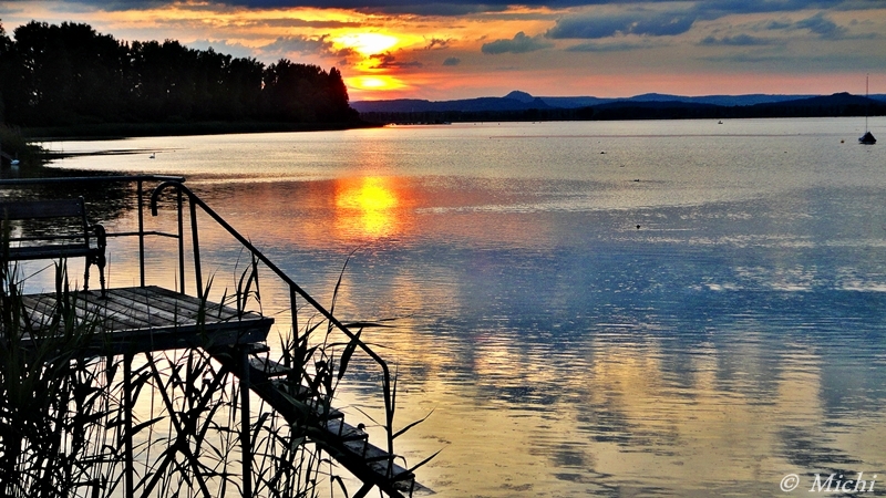 Sonnenuntergang am Bodensee