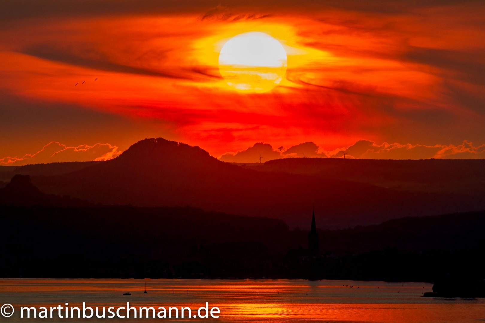 Sonnenuntergang am Bodensee