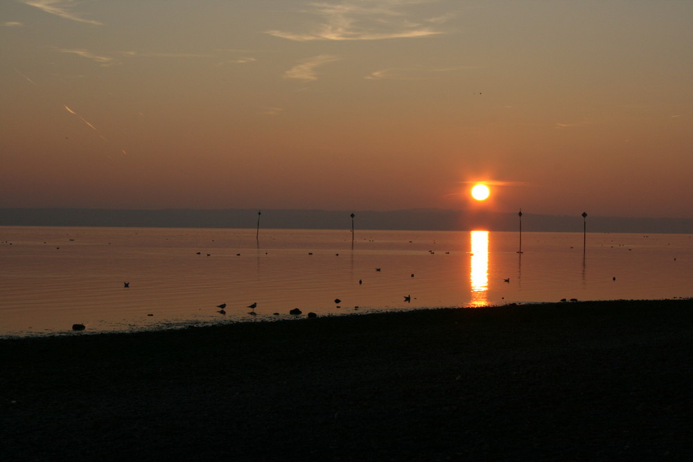 Sonnenuntergang am Bodensee