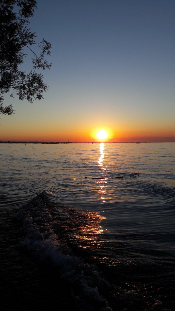 Sonnenuntergang am Bodensee