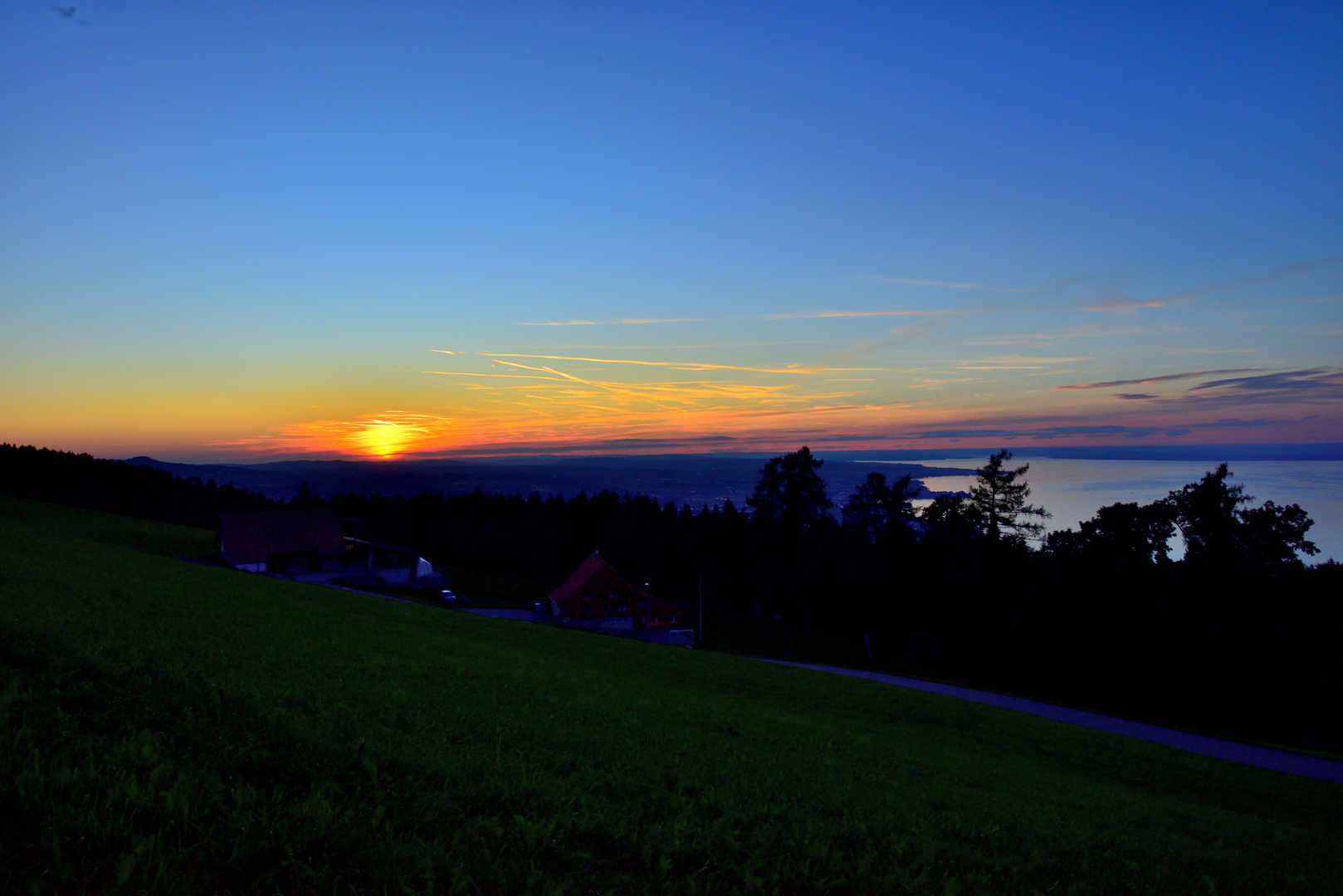 Sonnenuntergang am Bodensee