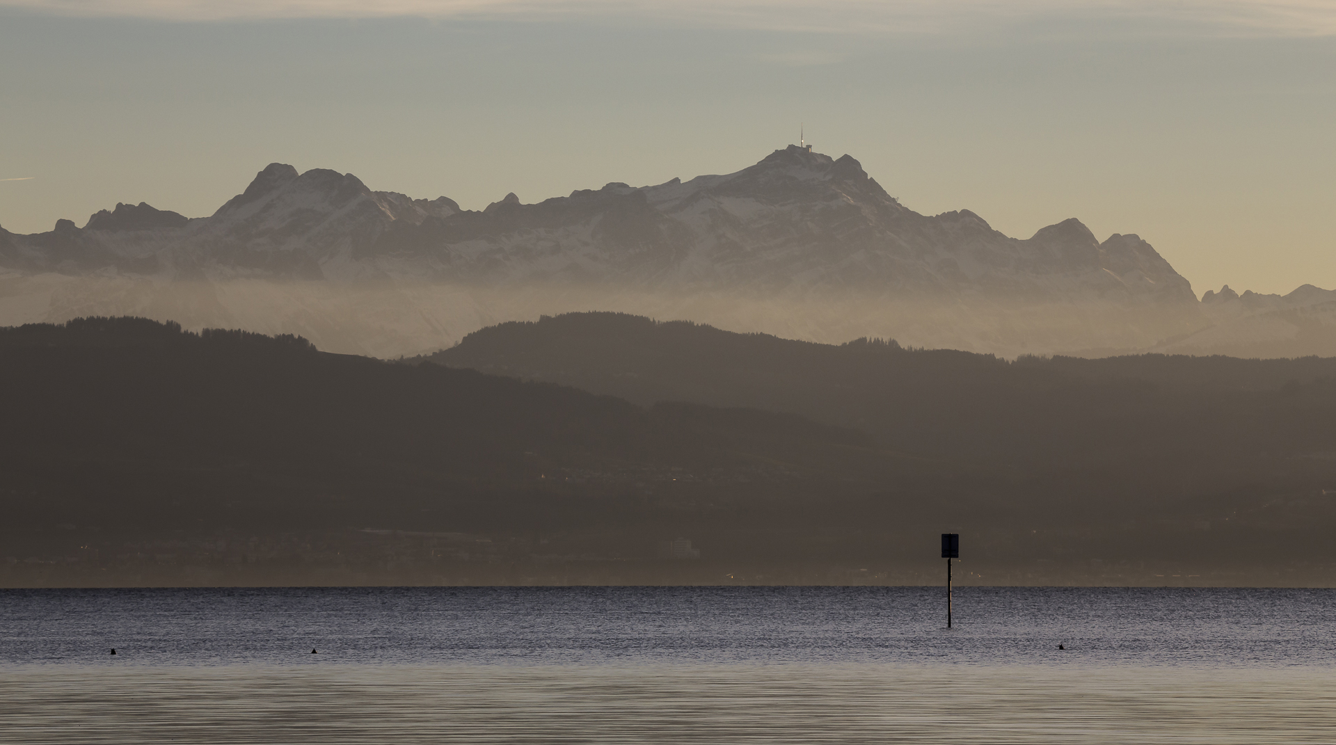 Sonnenuntergang am Bodensee