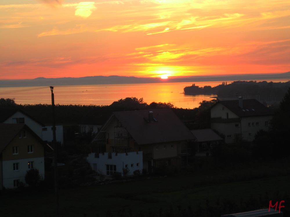 Sonnenuntergang am Bodensee