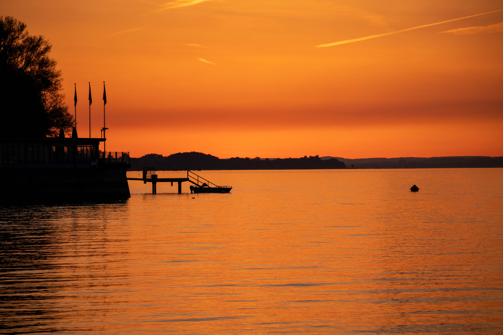 Sonnenuntergang am Bodensee