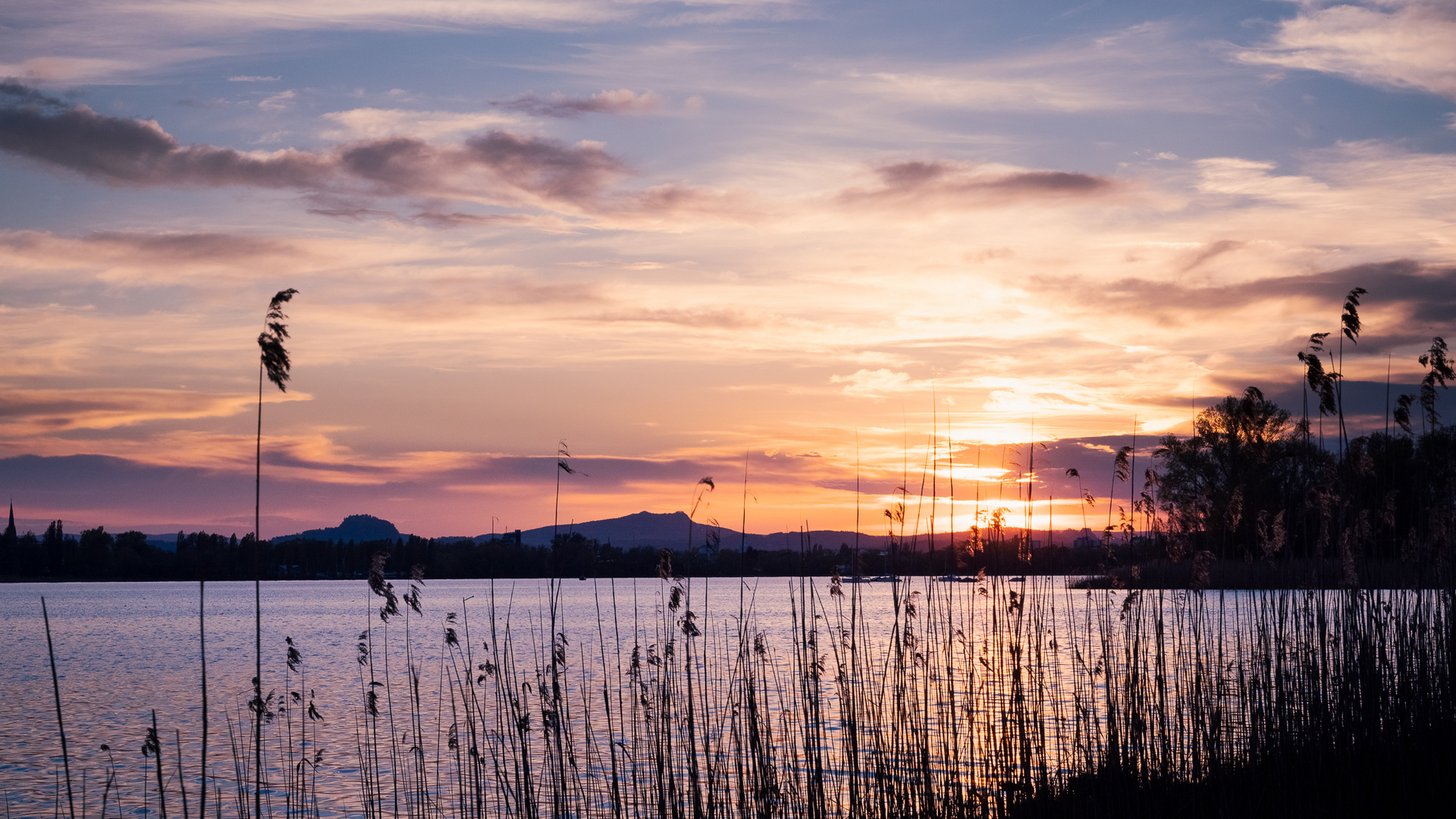 Sonnenuntergang am Bodensee