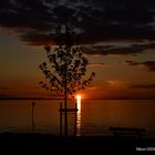 Sonnenuntergang am Bodensee 