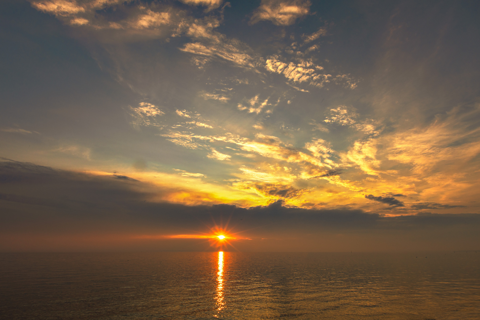 Sonnenuntergang am Bodensee