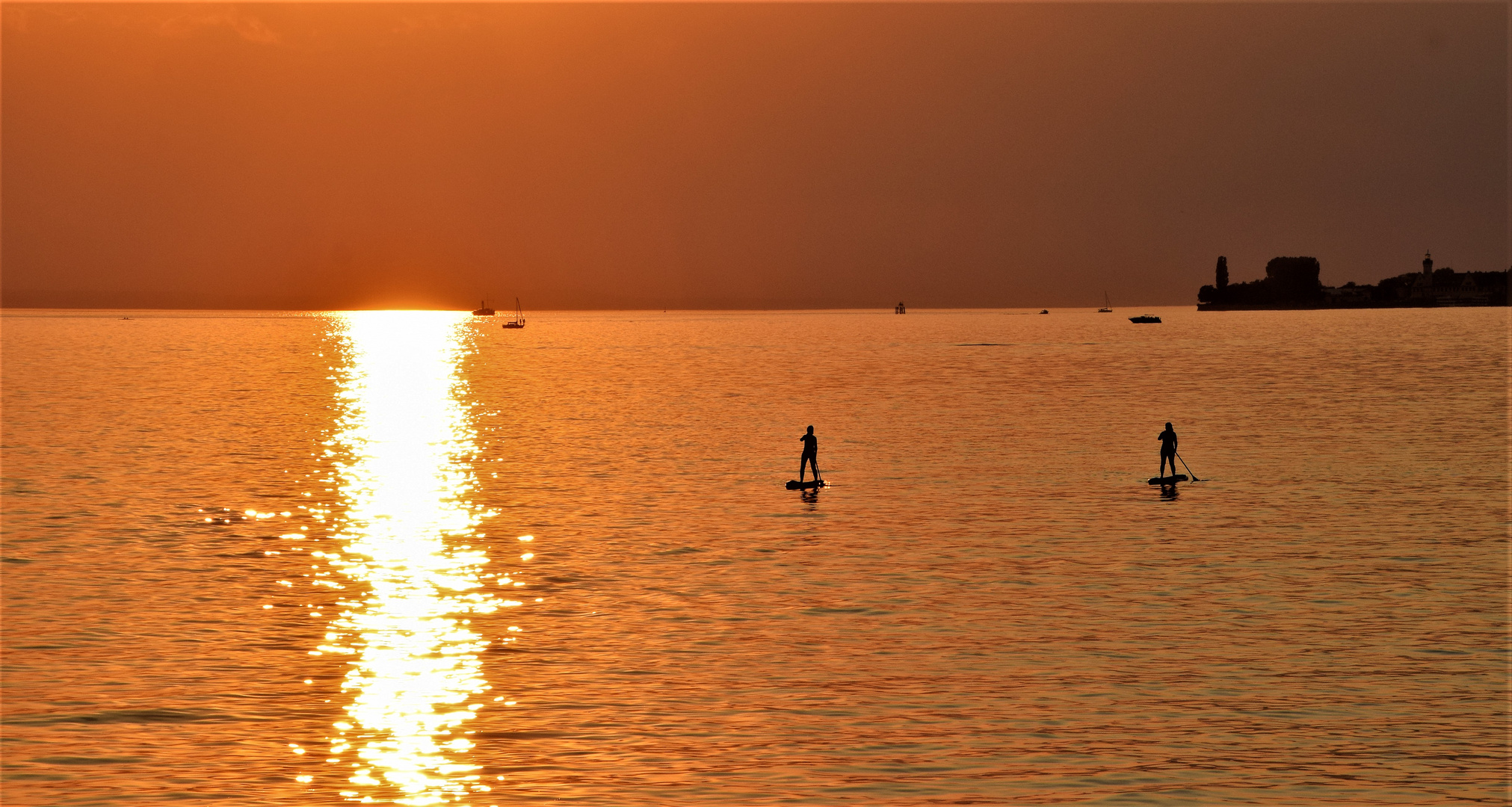 Sonnenuntergang am Bodensee