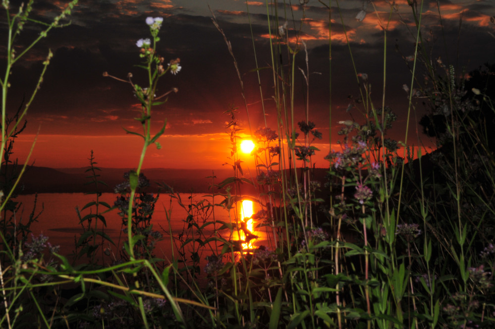 Sonnenuntergang am Bodensee