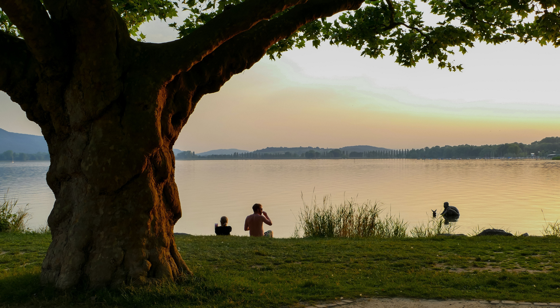 Sonnenuntergang am Bodensee