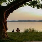 Sonnenuntergang am Bodensee