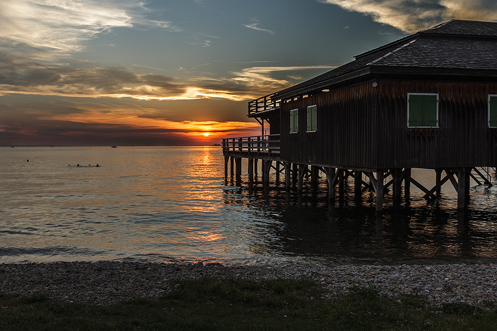 Sonnenuntergang am Bodensee