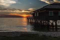 Sonnenuntergang am Bodensee