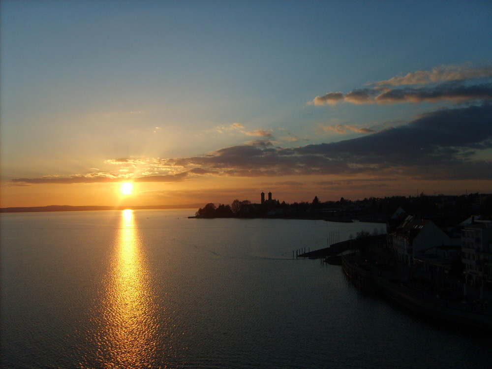 Sonnenuntergang am Bodensee