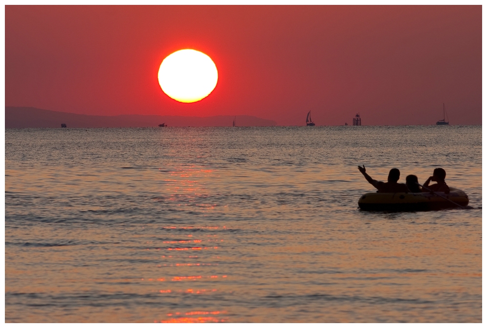 Sonnenuntergang am Bodensee