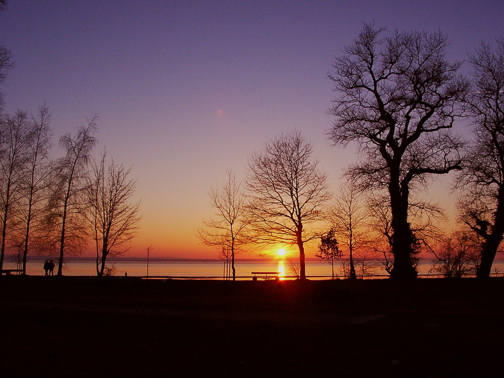 Sonnenuntergang am Bodensee