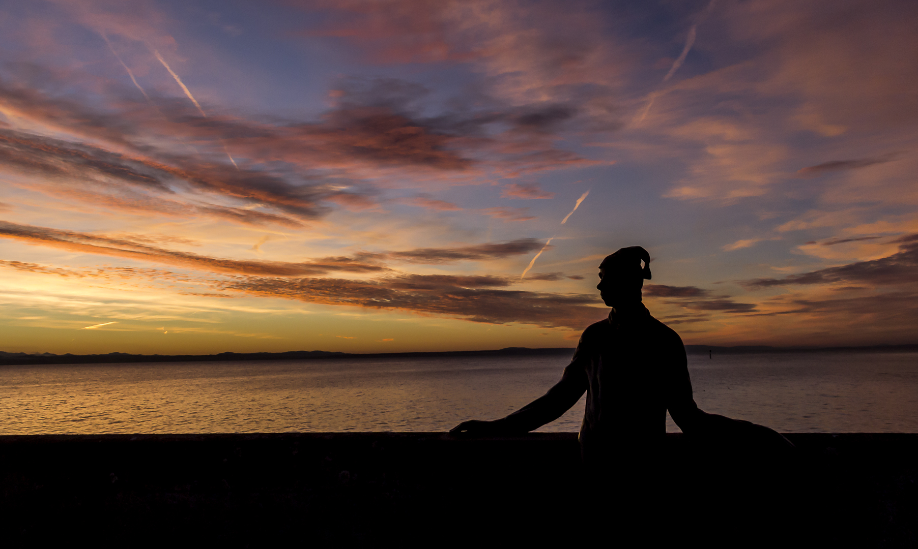 Sonnenuntergang am Bodensee