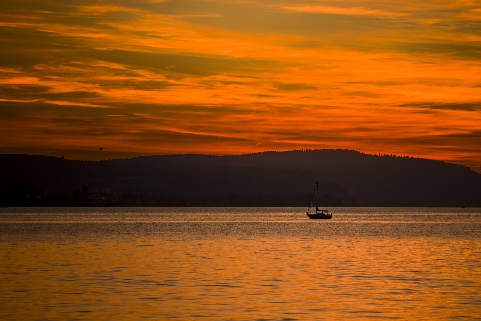 Sonnenuntergang am Bodensee