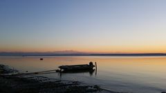 Sonnenuntergang am Bodensee bearbeitet :-) 