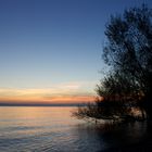 Sonnenuntergang am Bodensee (bei Hagnau)