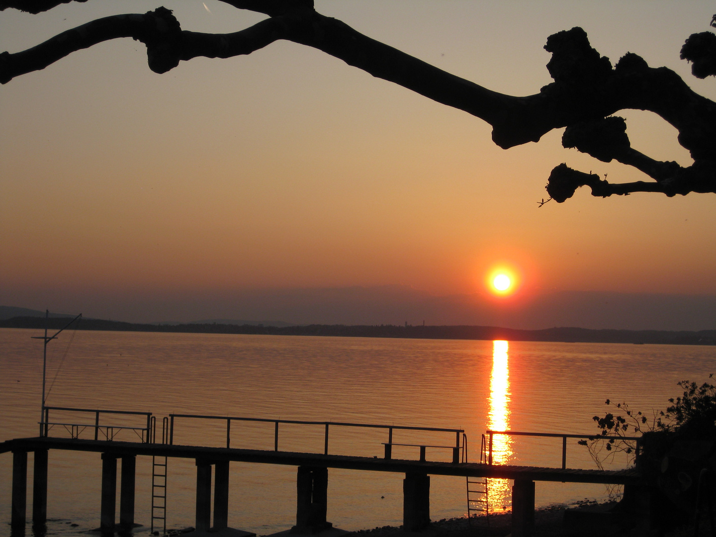 Sonnenuntergang am Bodensee