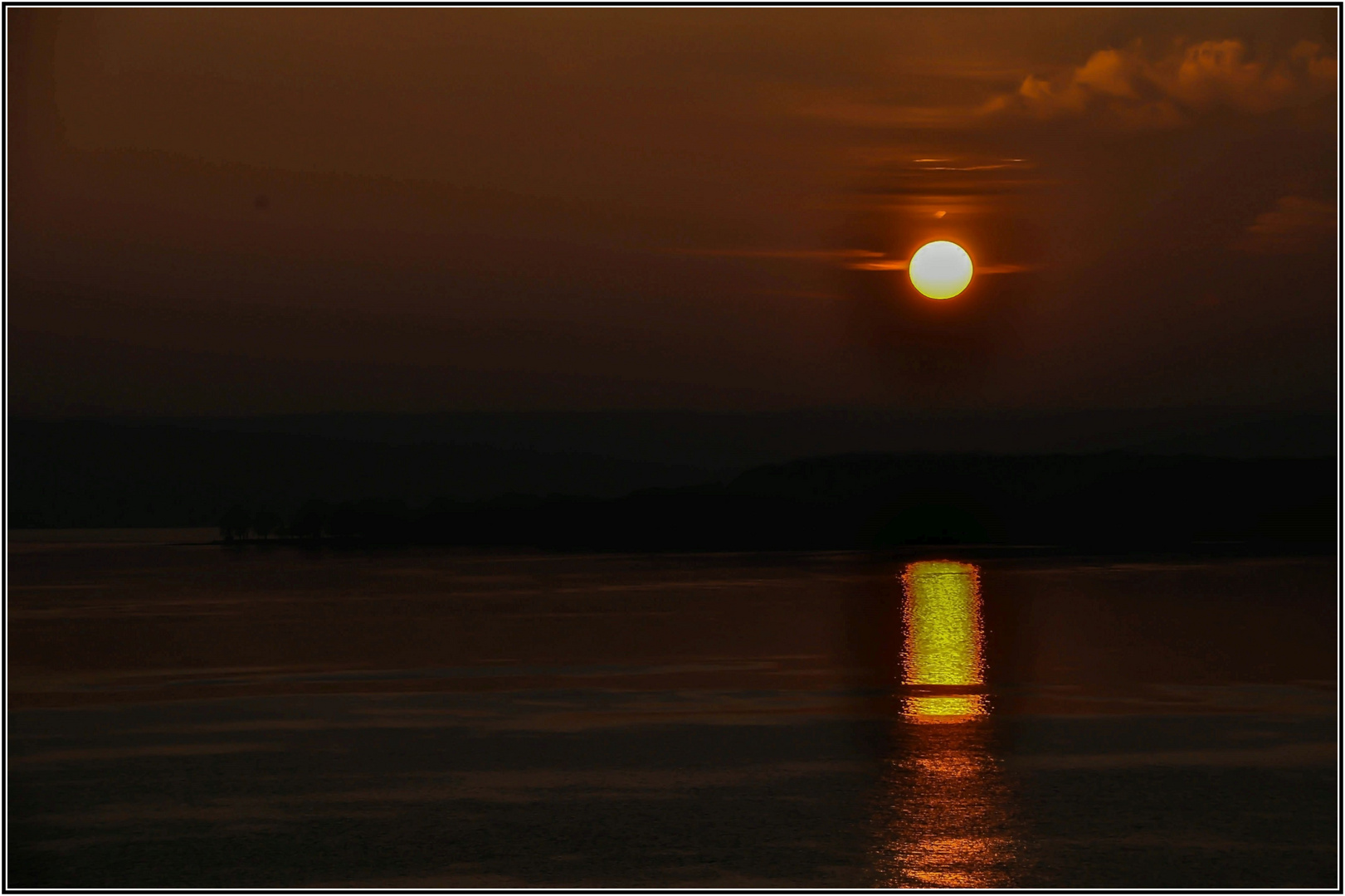 Sonnenuntergang am Bodensee