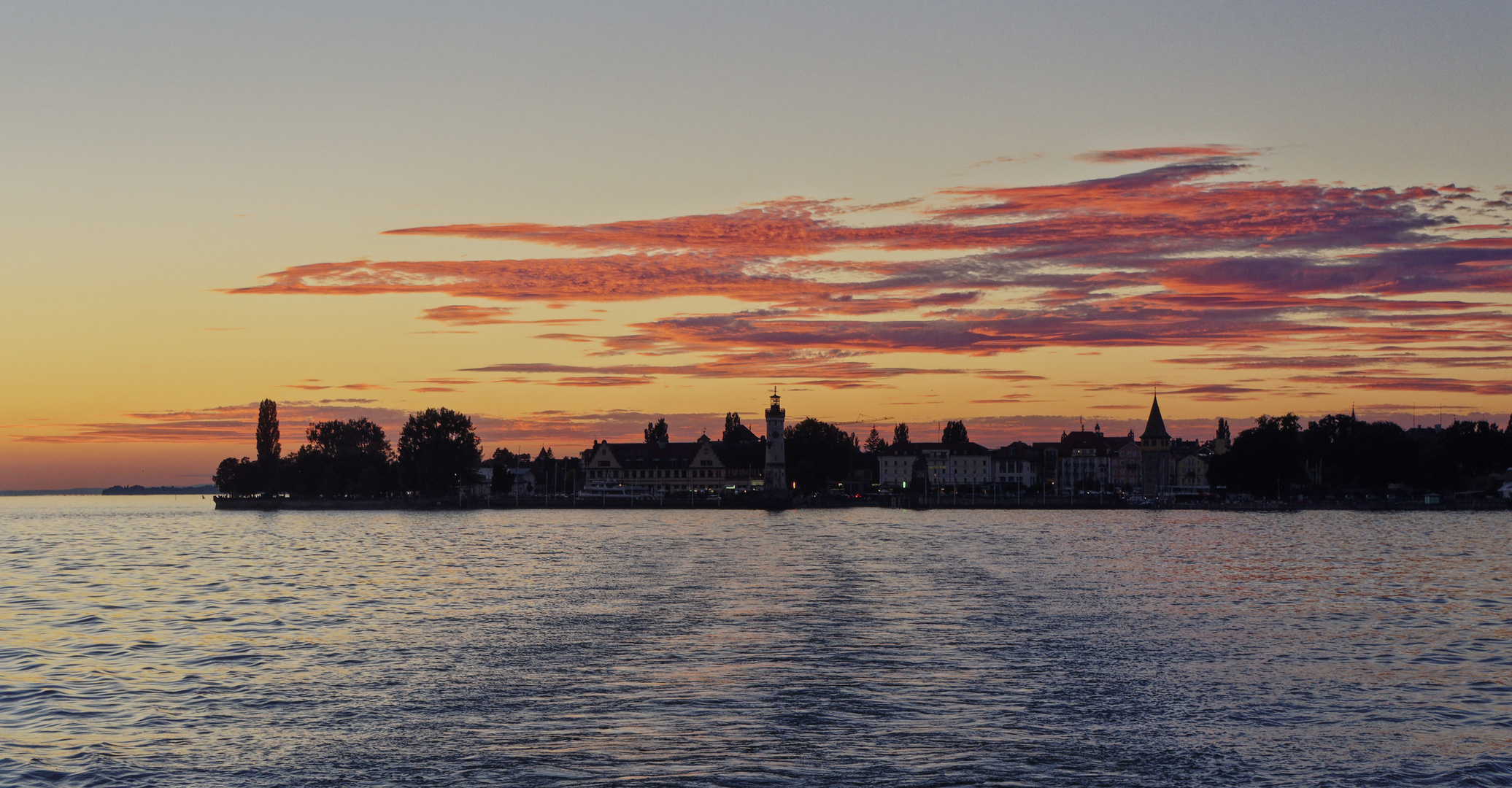 Sonnenuntergang am Bodensee