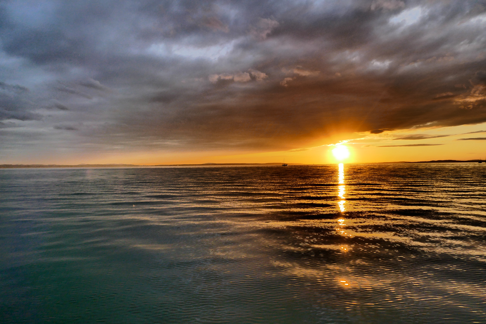 Sonnenuntergang am Bodensee