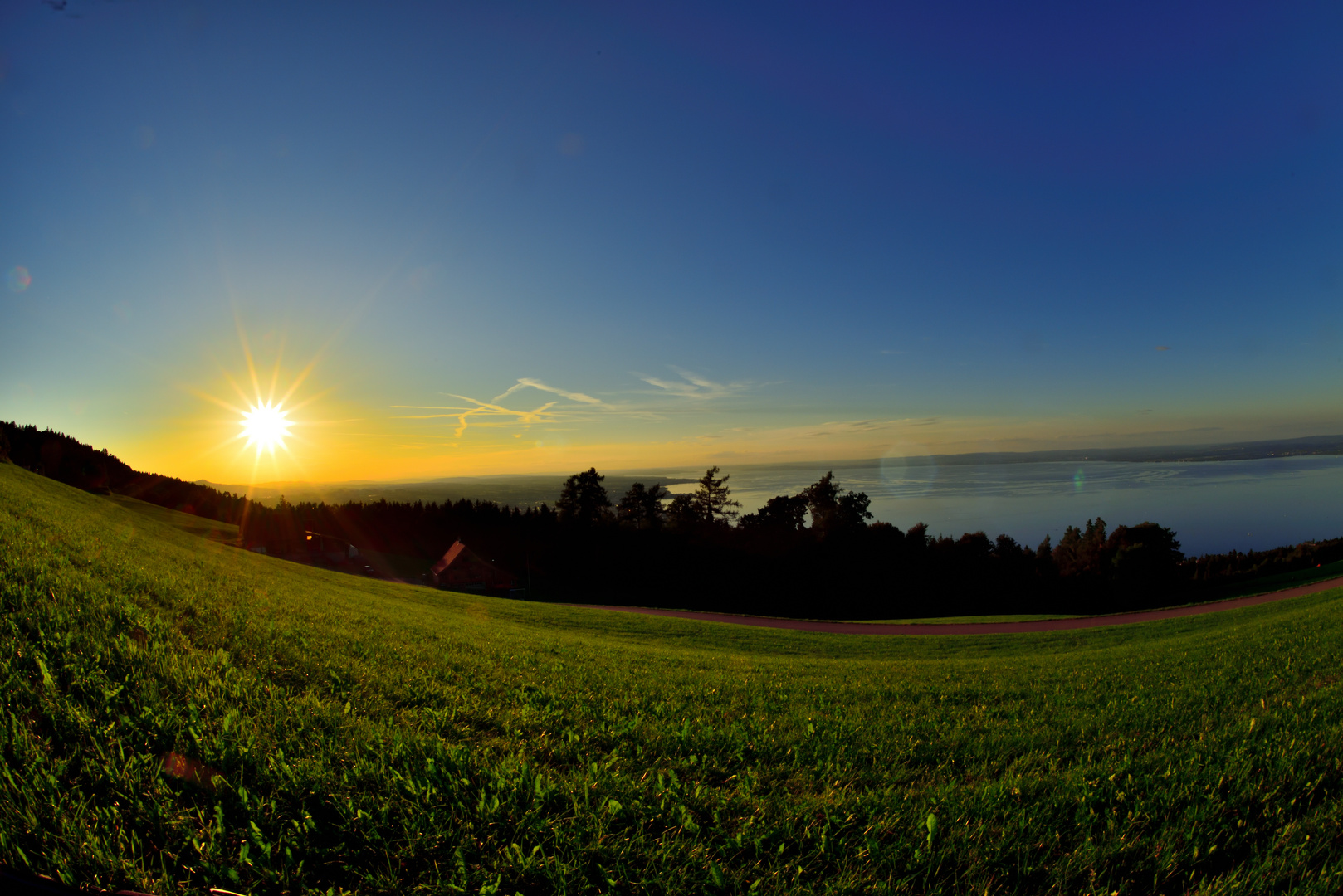 Sonnenuntergang am Bodensee