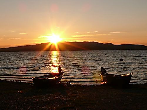 Sonnenuntergang am Bodensee