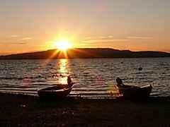 Sonnenuntergang am Bodensee