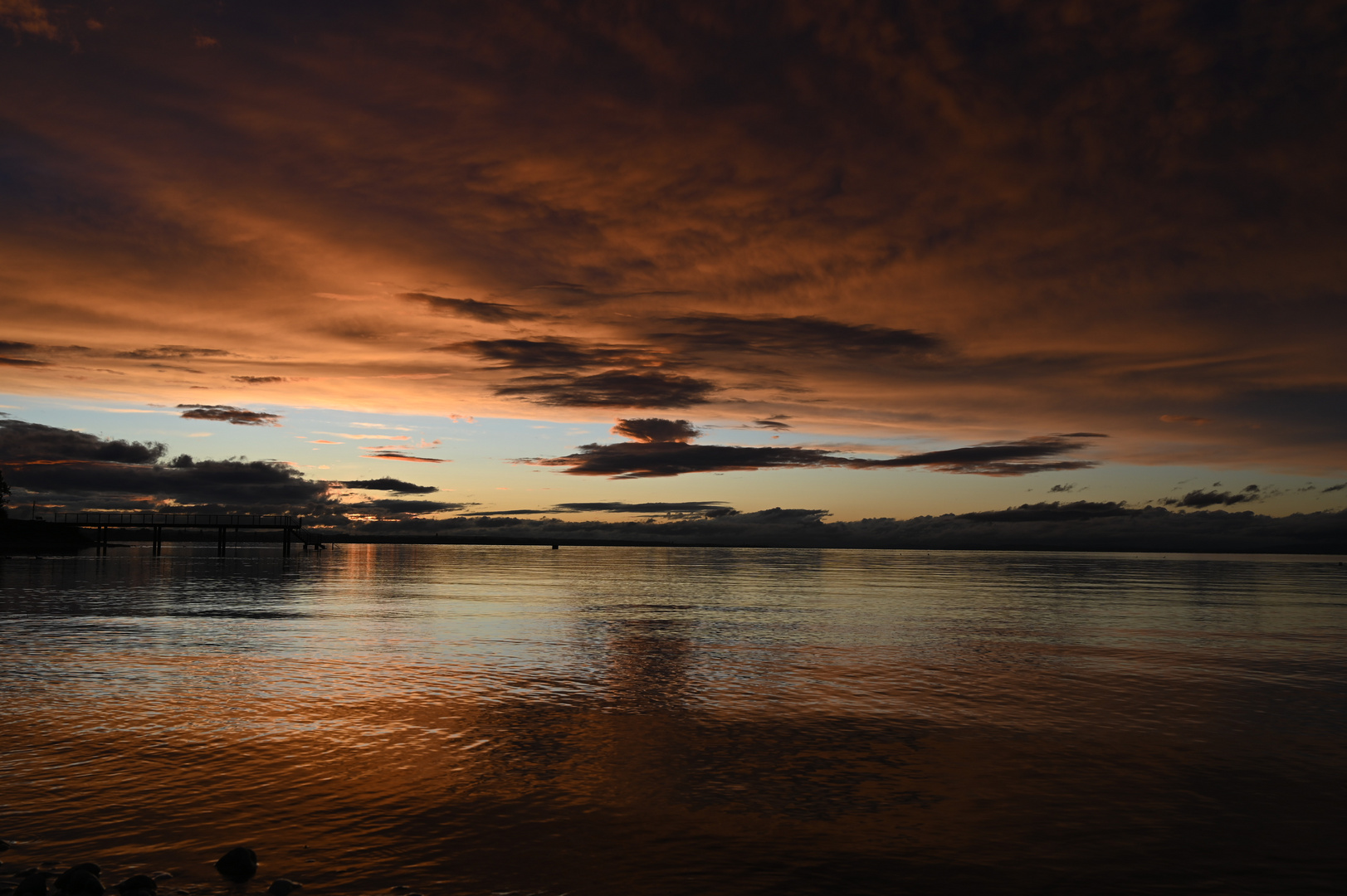 Sonnenuntergang am Bodensee