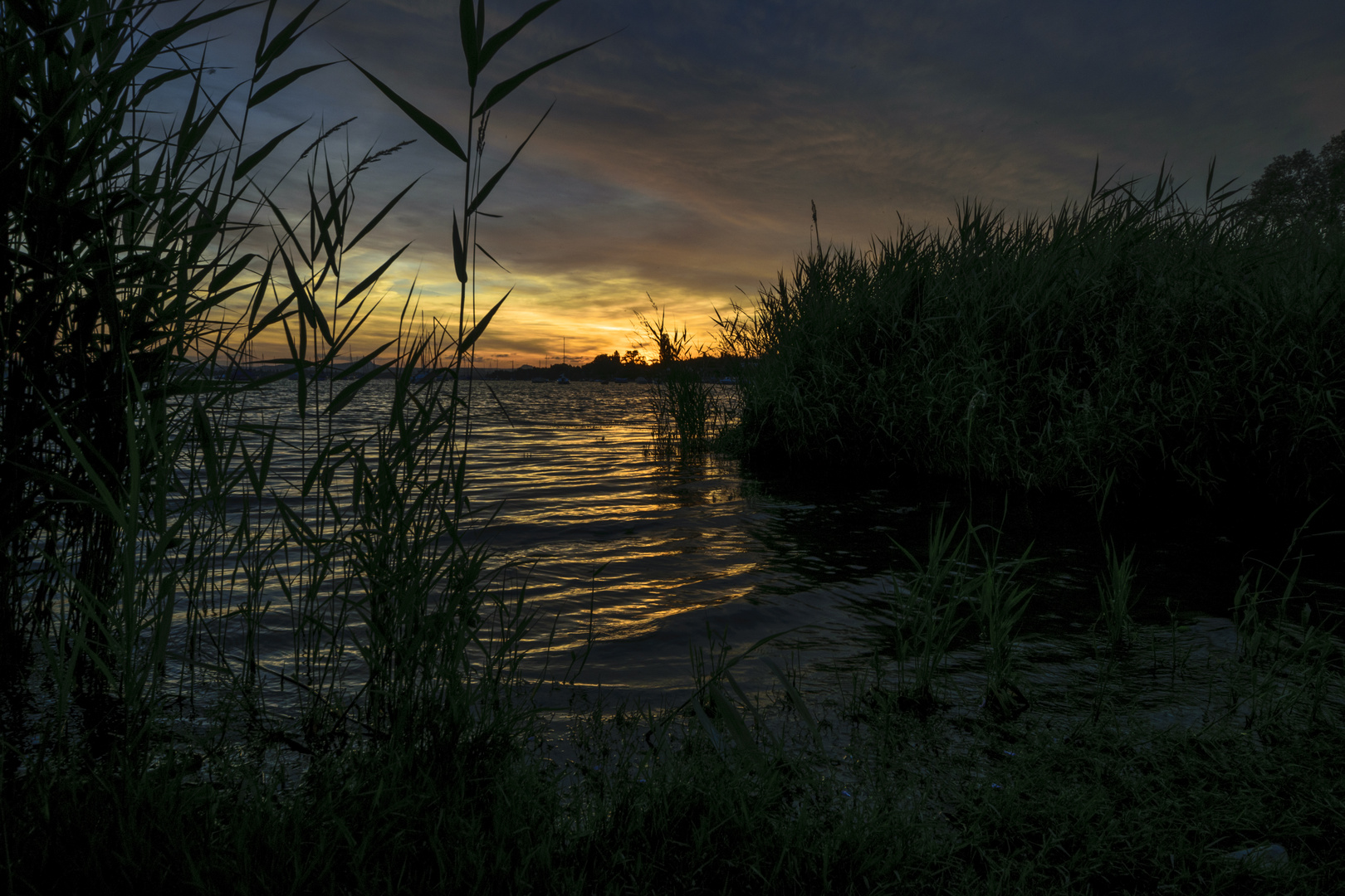 Sonnenuntergang am Bodensee