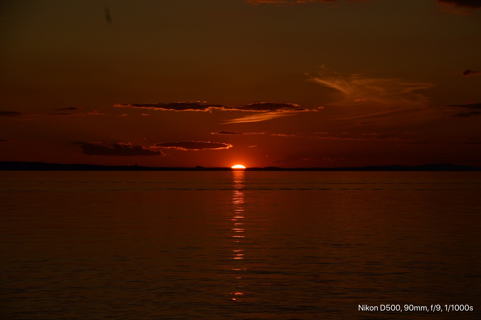 Sonnenuntergang am Bodensee 