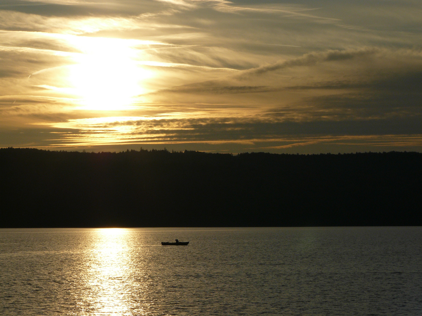 Sonnenuntergang am Bodensee