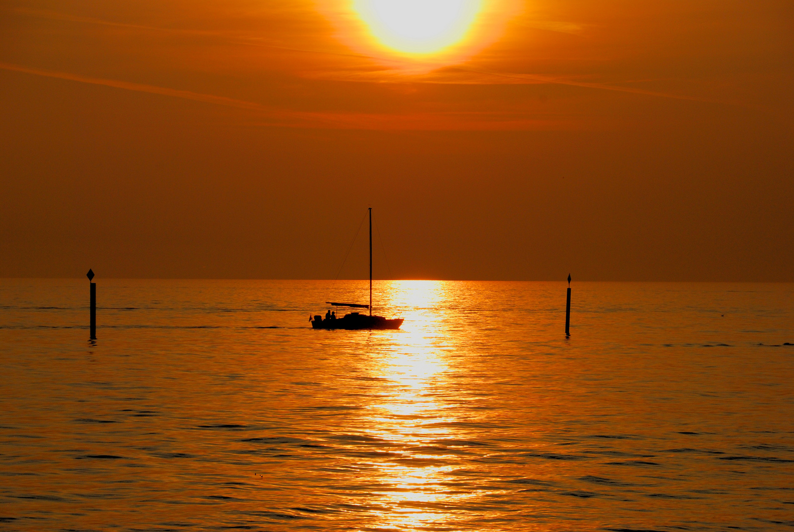 Sonnenuntergang am Bodensee