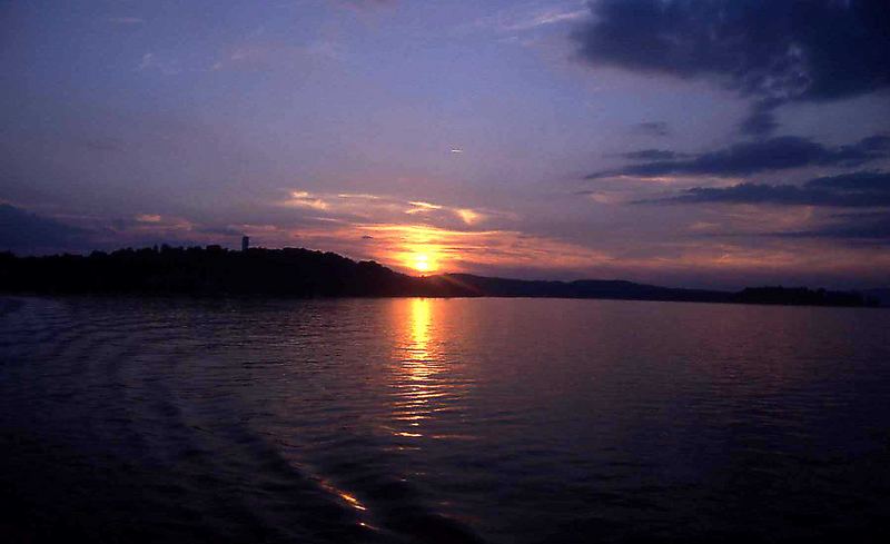 Sonnenuntergang am Bodensee