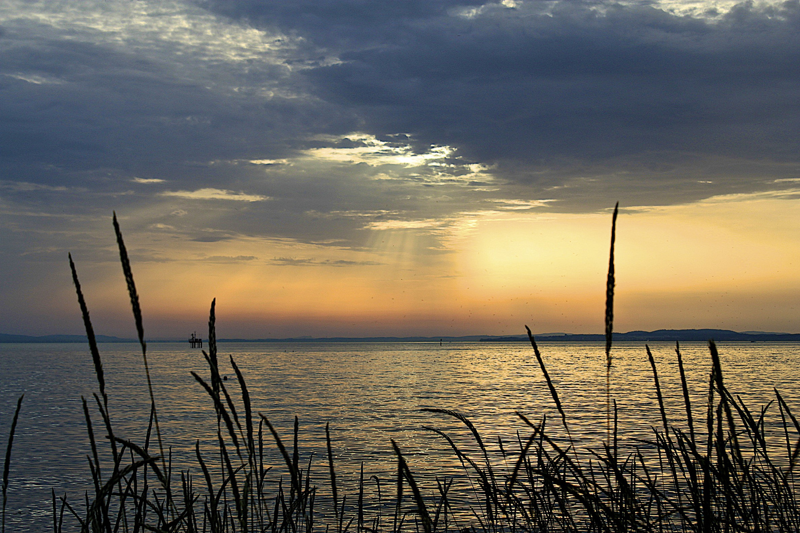 Sonnenuntergang am Bodensee