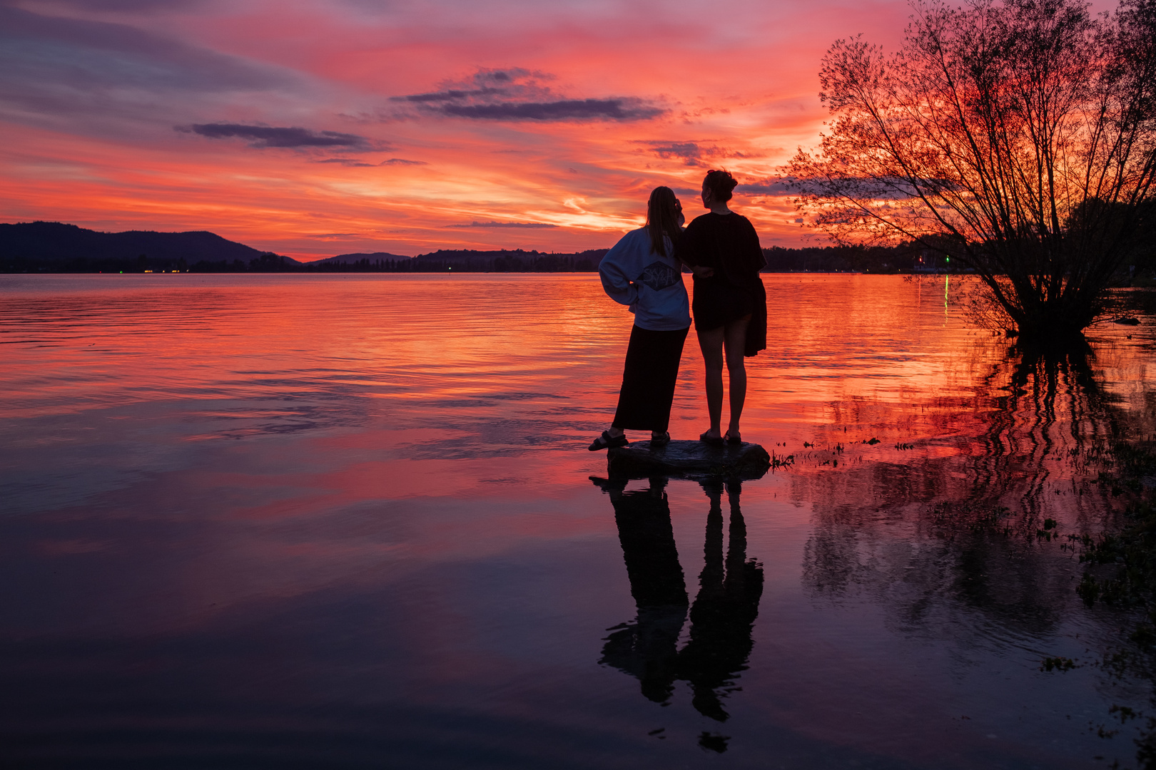 Sonnenuntergang am Bodensee