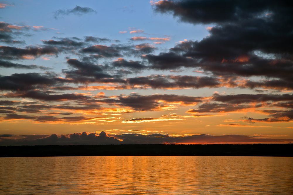 Sonnenuntergang am Bodensee